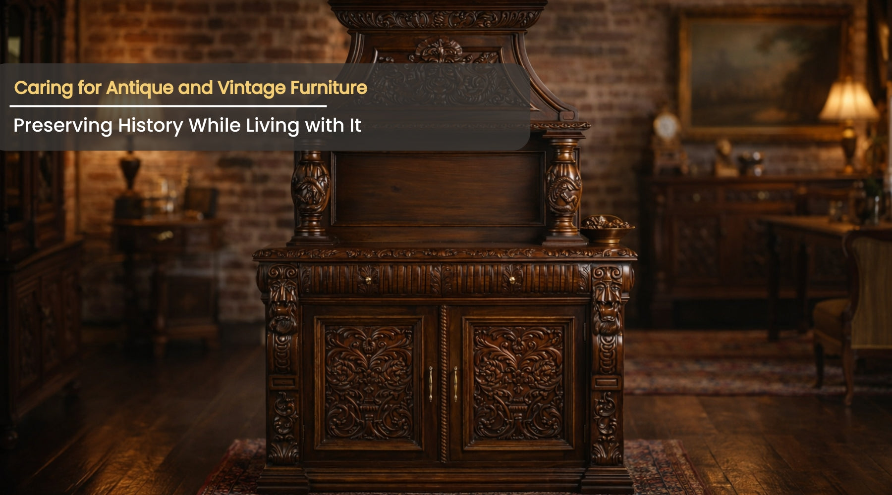Caring for Antique and Vintage Furniture: Preserving History While Living with It