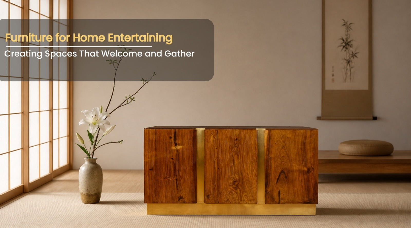 Furniture for Home Entertaining Creating Spaces That Welcome and Gather