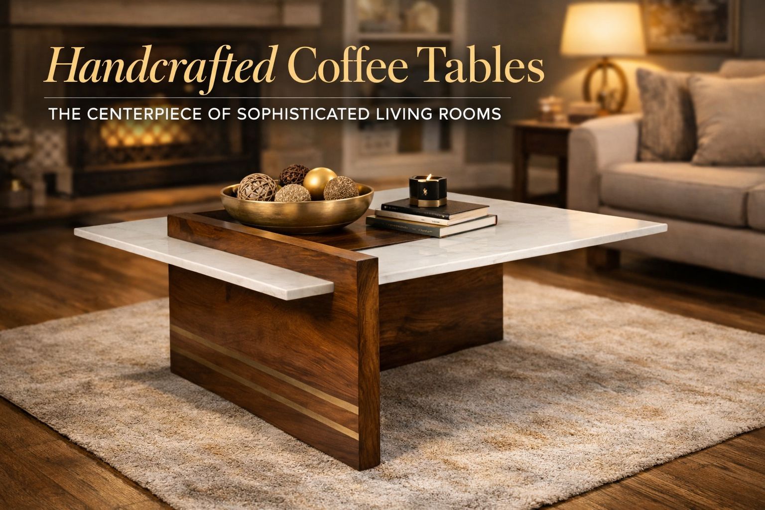 Handcrafted Coffee Tables: The Centerpiece of Sophisticated Living Rooms