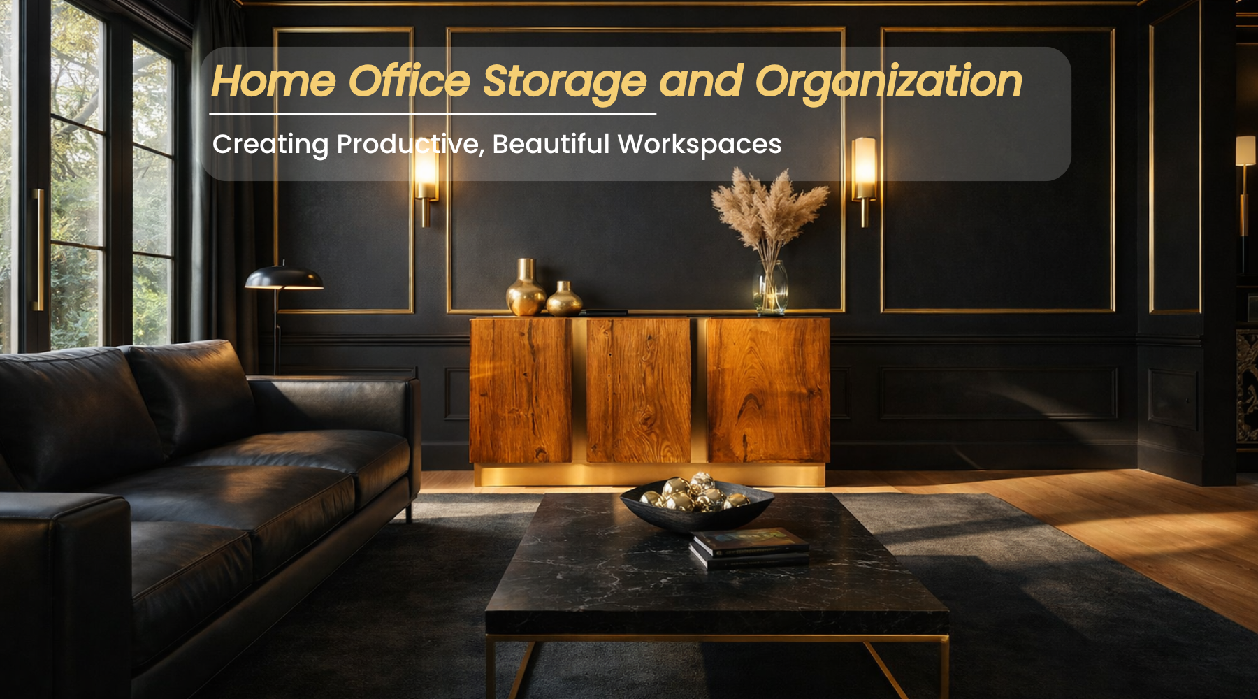 Home Office Storage and Organization: Creating Productive, Beautiful Workspaces