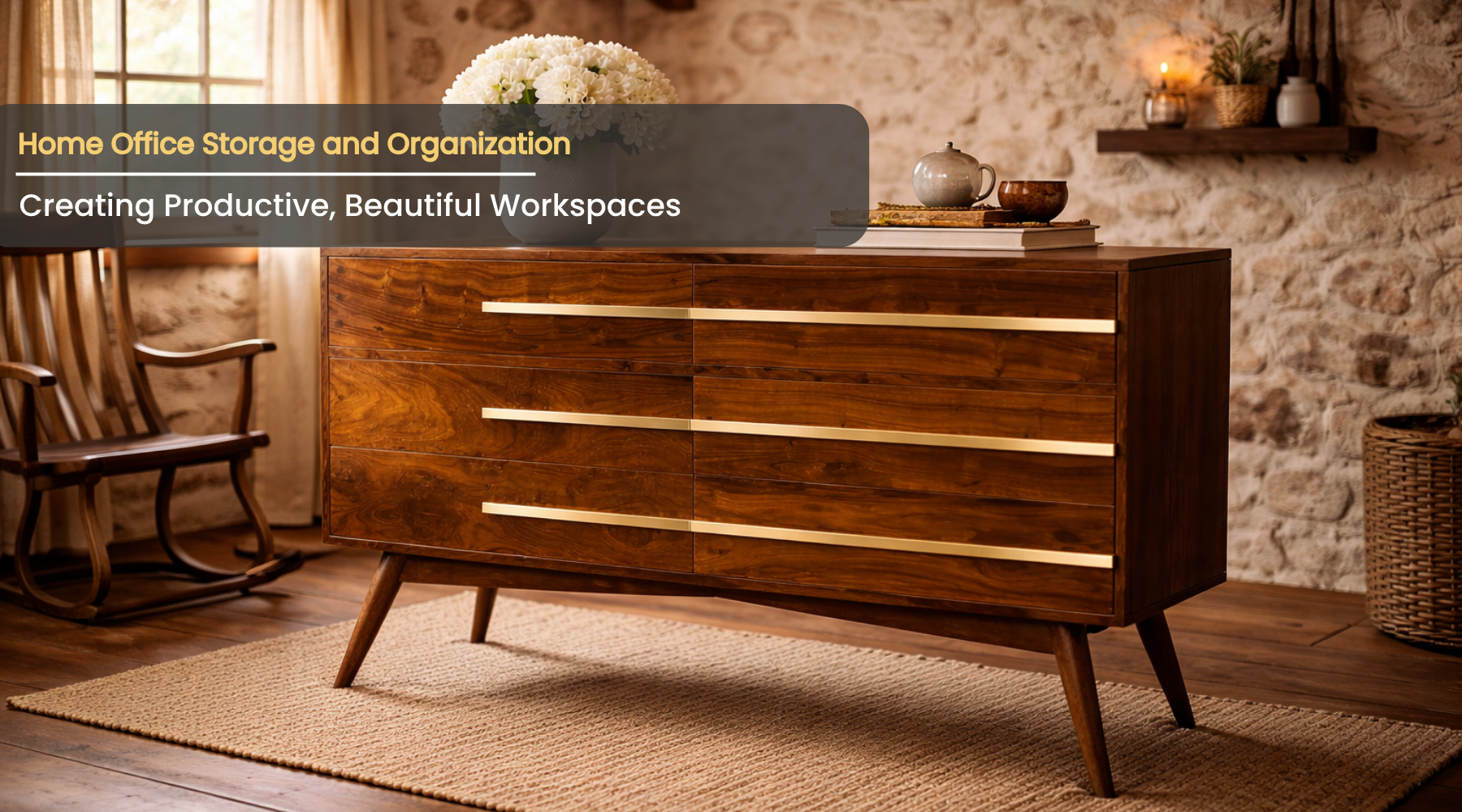 Home Office Storage and Organization: Creating Productive, Beautiful Workspaces