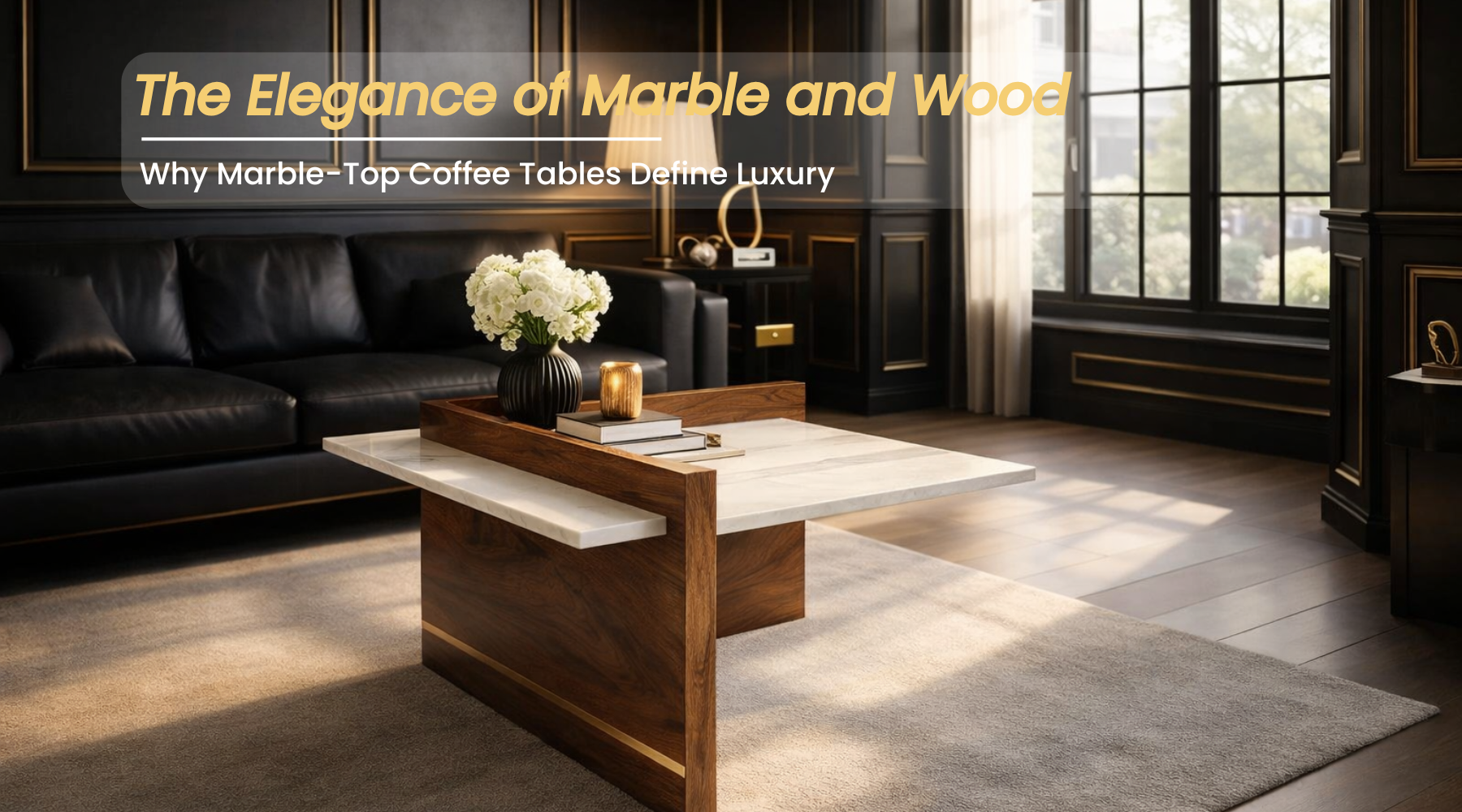 Marble-Top Coffee Tables: Luxury Marble and Wood Table Guide