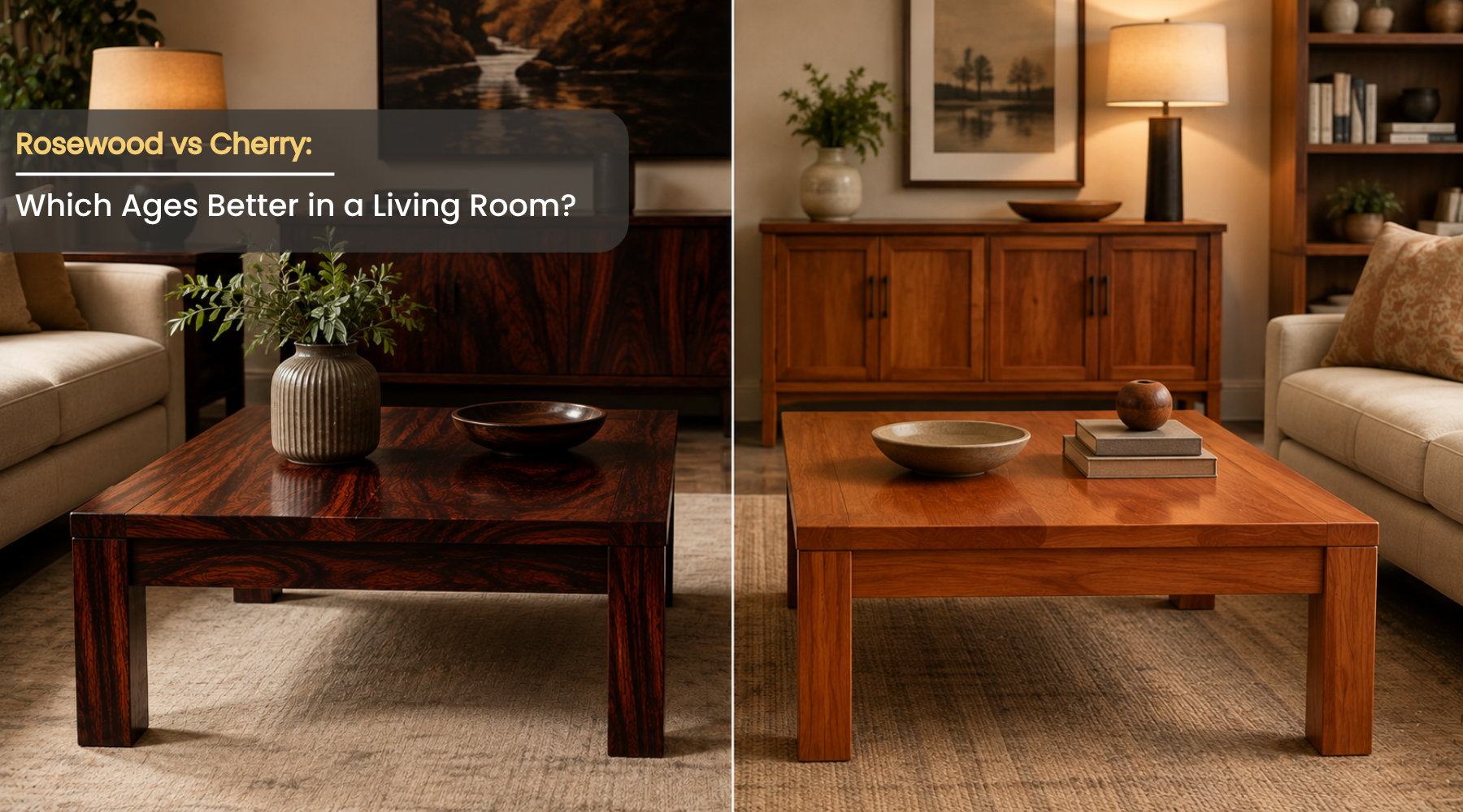 Rosewood vs Cherry: Which Ages Better in a Living Room?