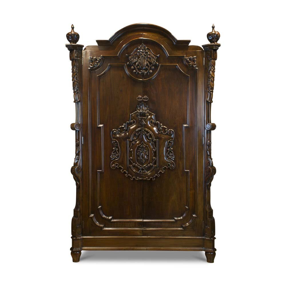ATHENE - Handmade Solid Wood Armoire