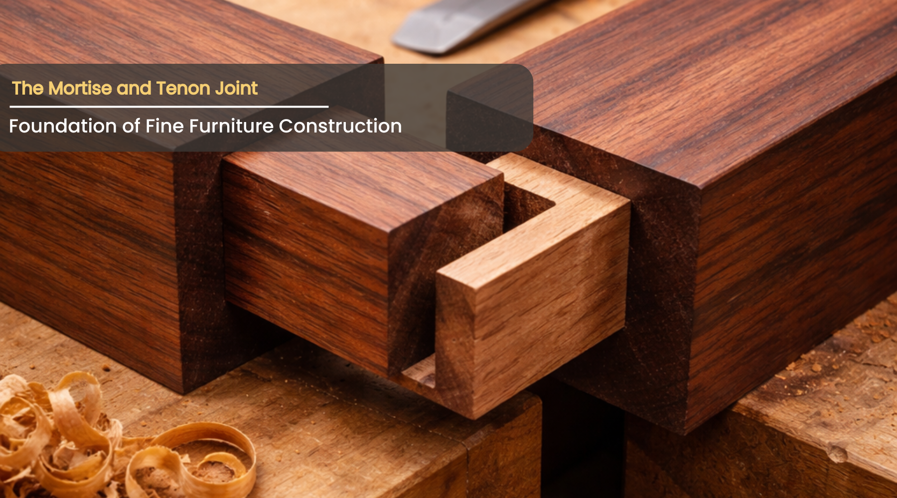 The Mortise and Tenon Joint: Foundation of Fine Furniture Construction
