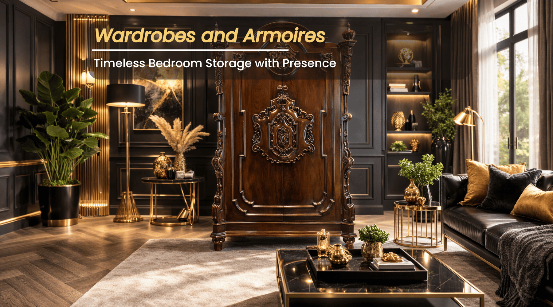 Wardrobes and Armoires: Timeless Bedroom Storage with Presence