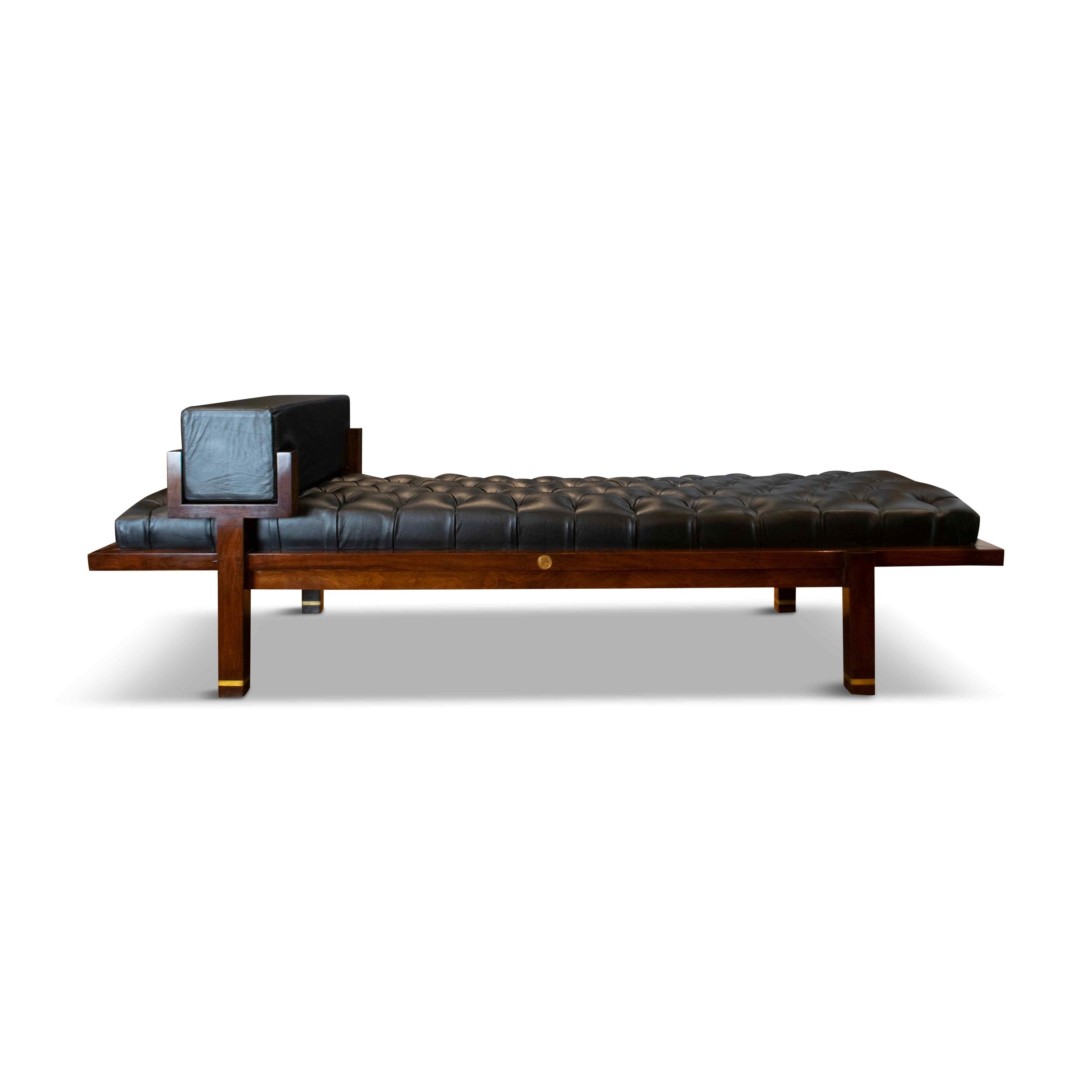 CETI - Handmade Solid Wood Daybed - LEATHER